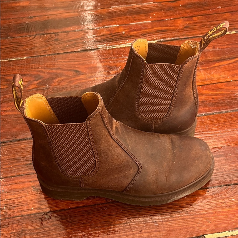 Dr. Martens Brown Ankle Boots